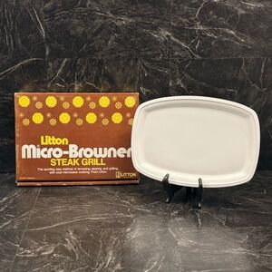LITTON Micro-Browner Steak Grill